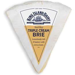 King Island Triple Cream Brie 80g - 180g