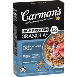 Carman's High Protein Granola Vanilla Almond & Pecan 450g