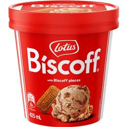 Lotus Biscoff Frozen Dessert Tub 425mL