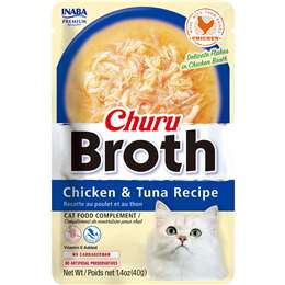 Churu Broth Wet Cat Food Chicken & Tuna 40g