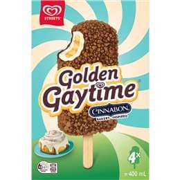 Golden Gaytime Cinnabon Dessert Sticks 400mL 4 pack