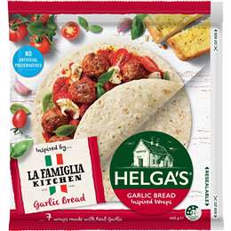 Helga's Garlic Bread Inspired Wrap 445g