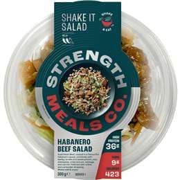 Strength Meals Co Shake It Habanero Beef Salad 300g