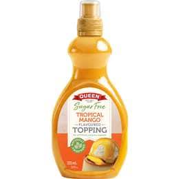 Queen Sugar Free Topping Tropical Mango 355mL