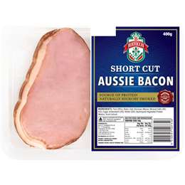 Bertocchi Short Cut Aussie Bacon 400g