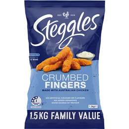 Steggles Crumbed Chicken Fingers 1.5kg