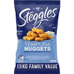 Steggles Tempura Chicken Nuggets 1.5kg