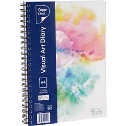 Paperclick A4 Visual Art Diary 120 Pages each