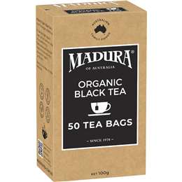 Madura Organic Black Tea Bags 50 pack