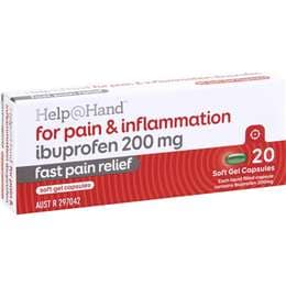 Help@Hand Ibuprofen Soft Gel Capsules 200Mg 20 pack