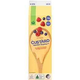 Woolworths Vanilla Custard 97% Fat Free 1kg