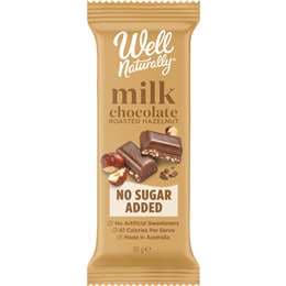 Well Naturally No Sugar Added Chocolate Hazelnut 90g