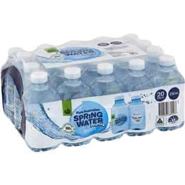 Woolworths Spring Water Minis 250mL x 20 pack