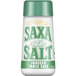 Saxa Picnic Pack Iodised Table Salt 125g
