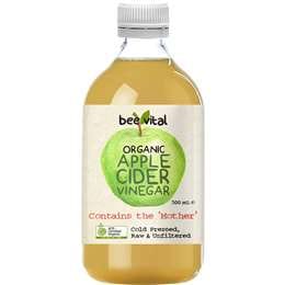 Bee Vital Organic Apple Cider Vinegar 500mL