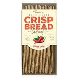 Danvita Crisp Bread Sweet Chili 130g