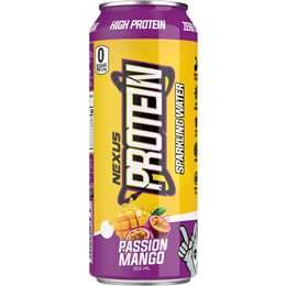 Nexus Super Protein Sparkling Water Passion Mango 355mL
