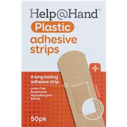 Help@Hand Plastic Strip Latex Free 50 pack