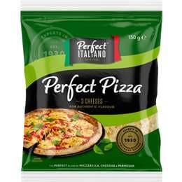 Perfect Italiano Grated Perfect Pizza Cheese 150g