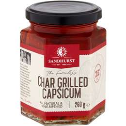 Sandhurst Capsicum Chargrilled 260g