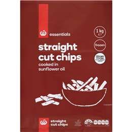 Woolworths Essentials Straight Cut Chips 1kg