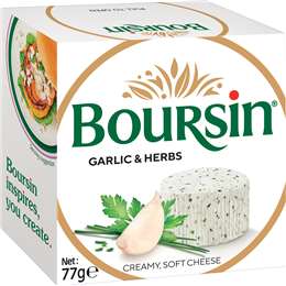 Boursin Garlic & Herb Cheese 77g