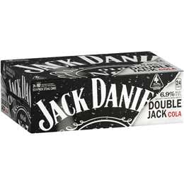 Jack Daniel's Bourbon Double Jack Can 375mL x 24 case