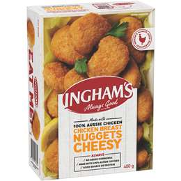 Ingham's Chicken Cheesy Nuggets 400g