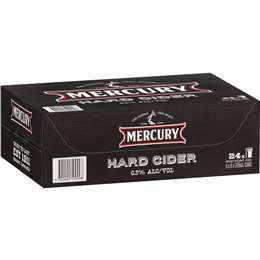 Mercury Apple Cider Hard Cans 375mL x 24 case