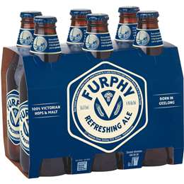 Furphy Refreshing Ale Bottles 375mL x 6 pack