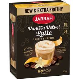 Jarrah Vanilla Velvet Latte Satchets 10 pack