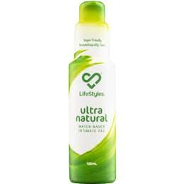Lifestyles Ultra Natural Water Based Intimate Gel 100mL