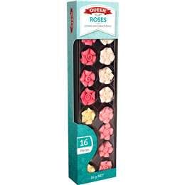 Queen Roses Icing Decorations 16 pack