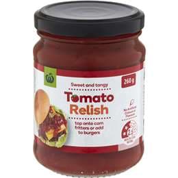 Woolworths Tomato Relish 260g