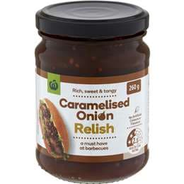 Woolworths Caramelised Onion Relish 260g