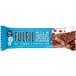 Fulfil Vitamin & Protein Bar Milk Choc Crunch Flavour 55g