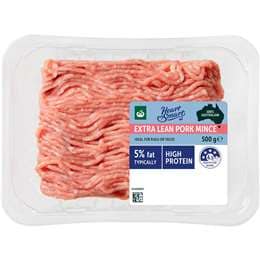 Woolworths Heart Smart Extra Lean Pork Mince 500g