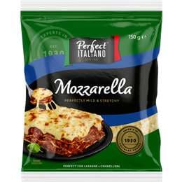 Perfect Italiano Grated Mozzarella 150g