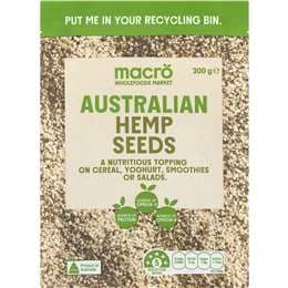 Macro Australian Hemp Seeds 200g