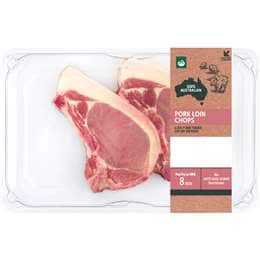 Woolworths Pork Loin Chop Medium 200g - 600g