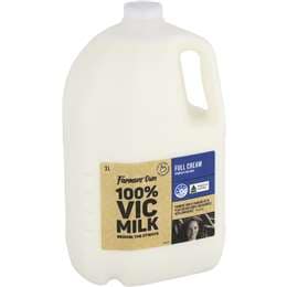 Farmers Own Homogenised Full Cream 3L