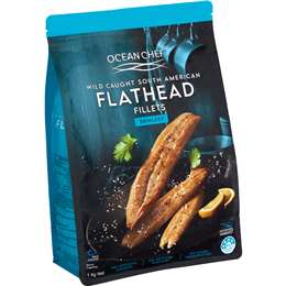 Ocean Chef South American Flathead Fillets 1kg
