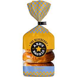Abe's Bagels The Blueberry 4 pack