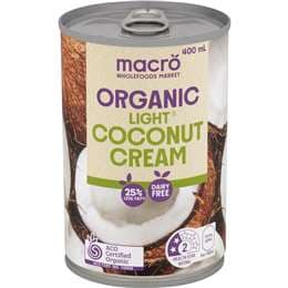 Macro Organic Light Coconut Cream 400mL