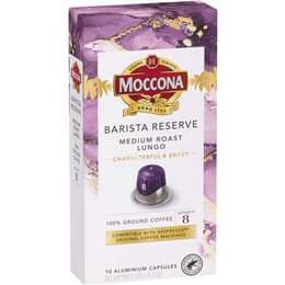 Moccona Barista Reserve Coffee Pods Intensity 8 Medium Roast Lungo 10 pack