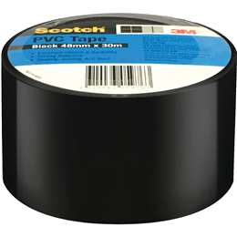 Scotch Pvc Duct Tape Black 48Mm X 30M each