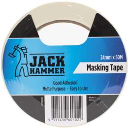 Jack Hammer Masking Tape 24Mm X 50M each