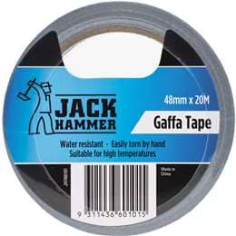 Jack Hammer Gaffa Tape 48Mm X 20M each