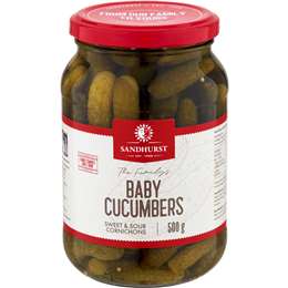 Sandhurst Baby Cucumbers 500g
