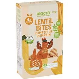Macro Lentil Bites Pumpkin 6 pack